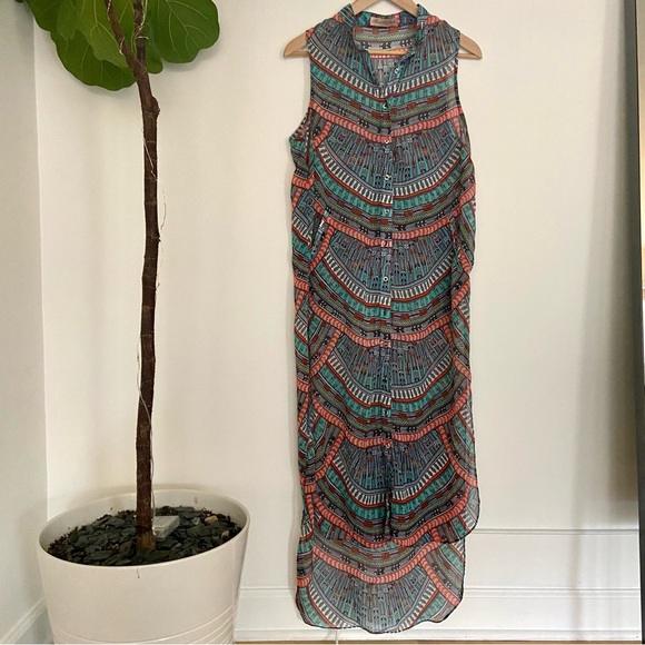Mara Hoffman Multicolored Maxi Dress Coverup size M - Picture 1 of 9